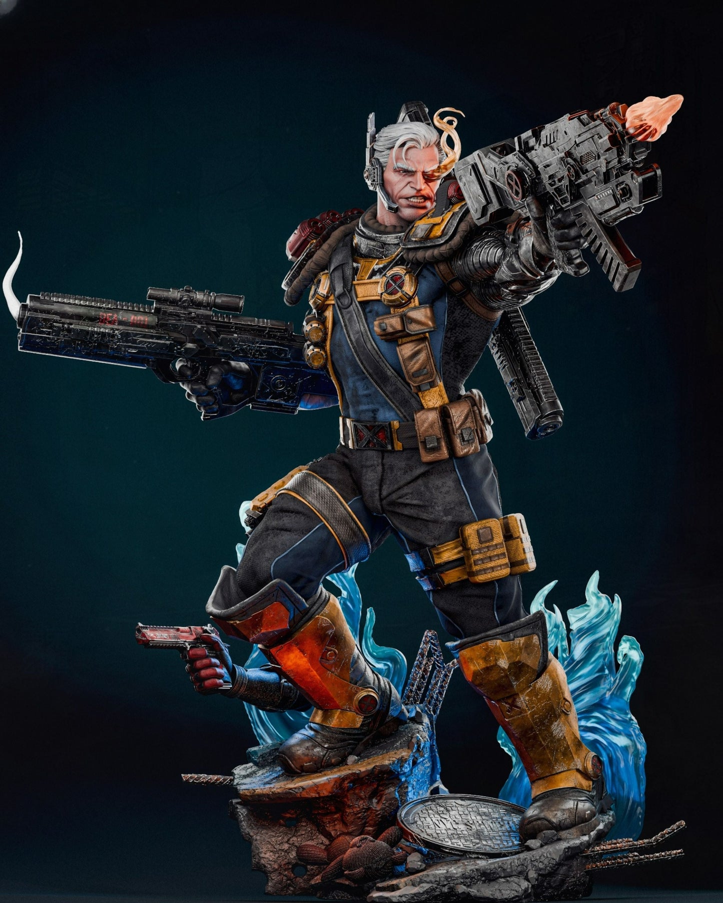 Cable - Marvel Comics - STL 3D Print Files SeoNyoki3D
