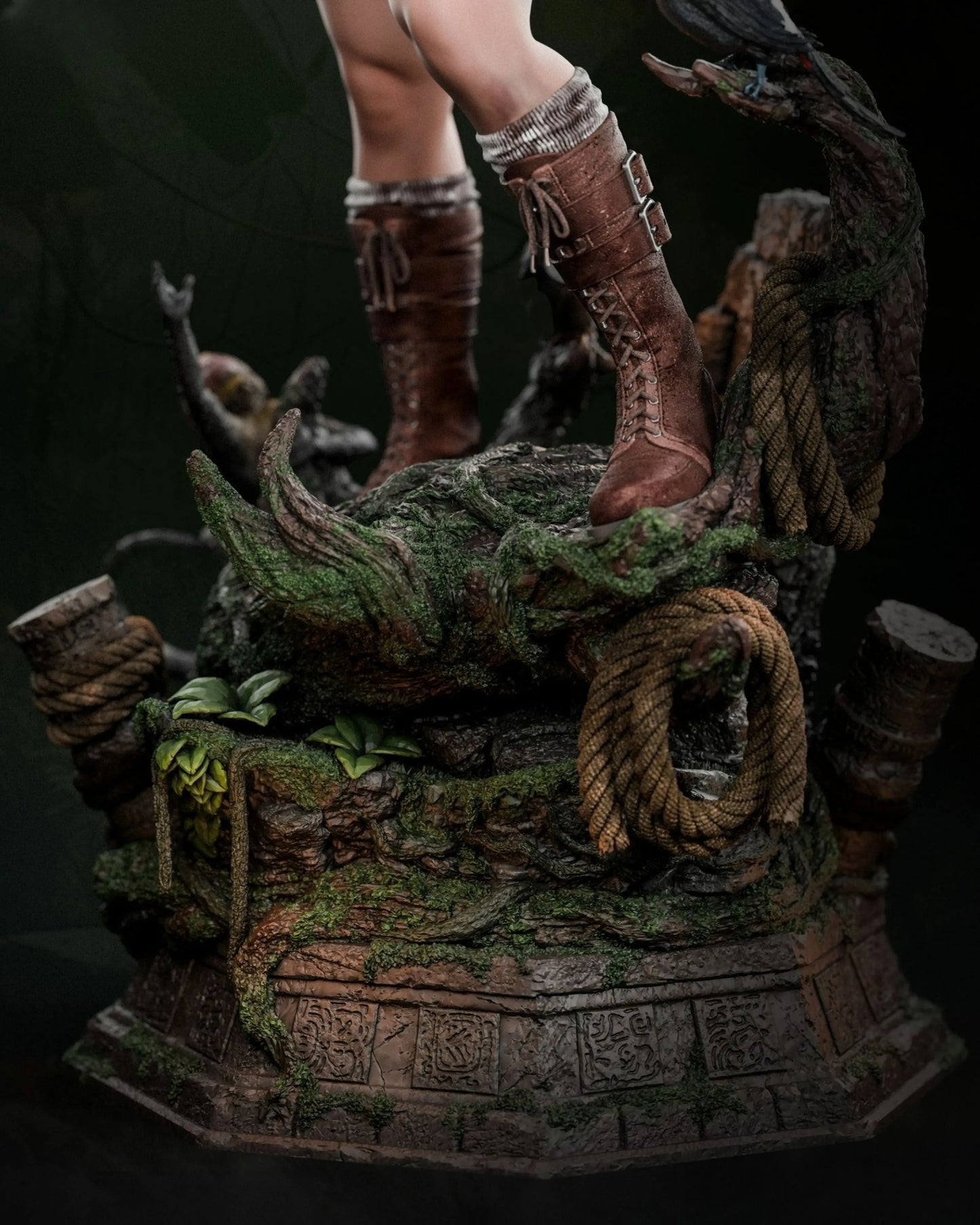 Lara Croft STL File – Tomb Raider – 3D Printable Fan Art Model - SeoNyoki3D