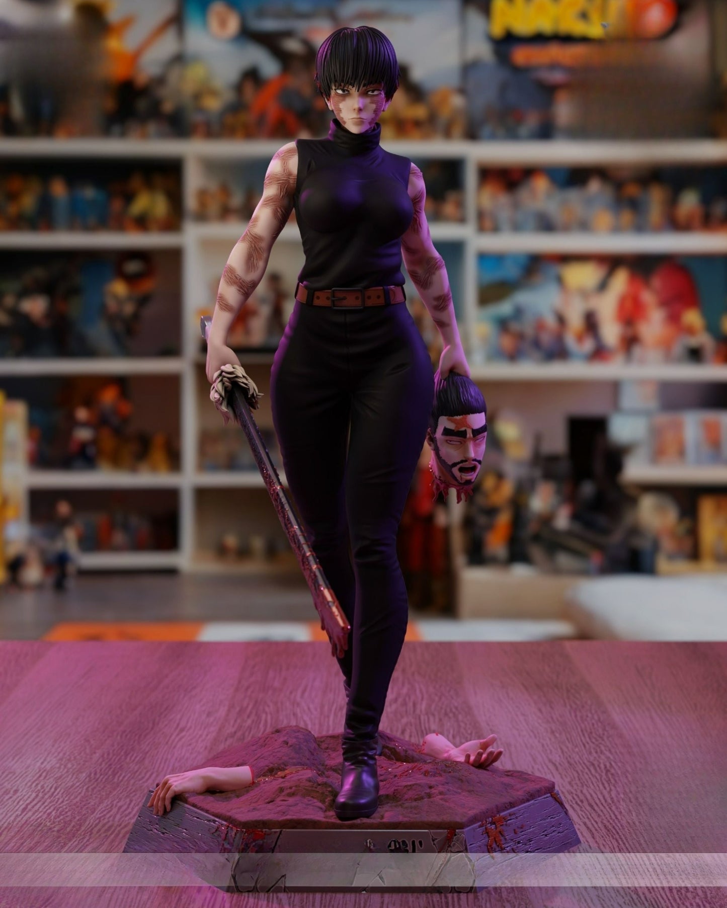 2964 Maki Zenin - Jujutsu Kaisen - STL 3D Print Files HihowruSTL