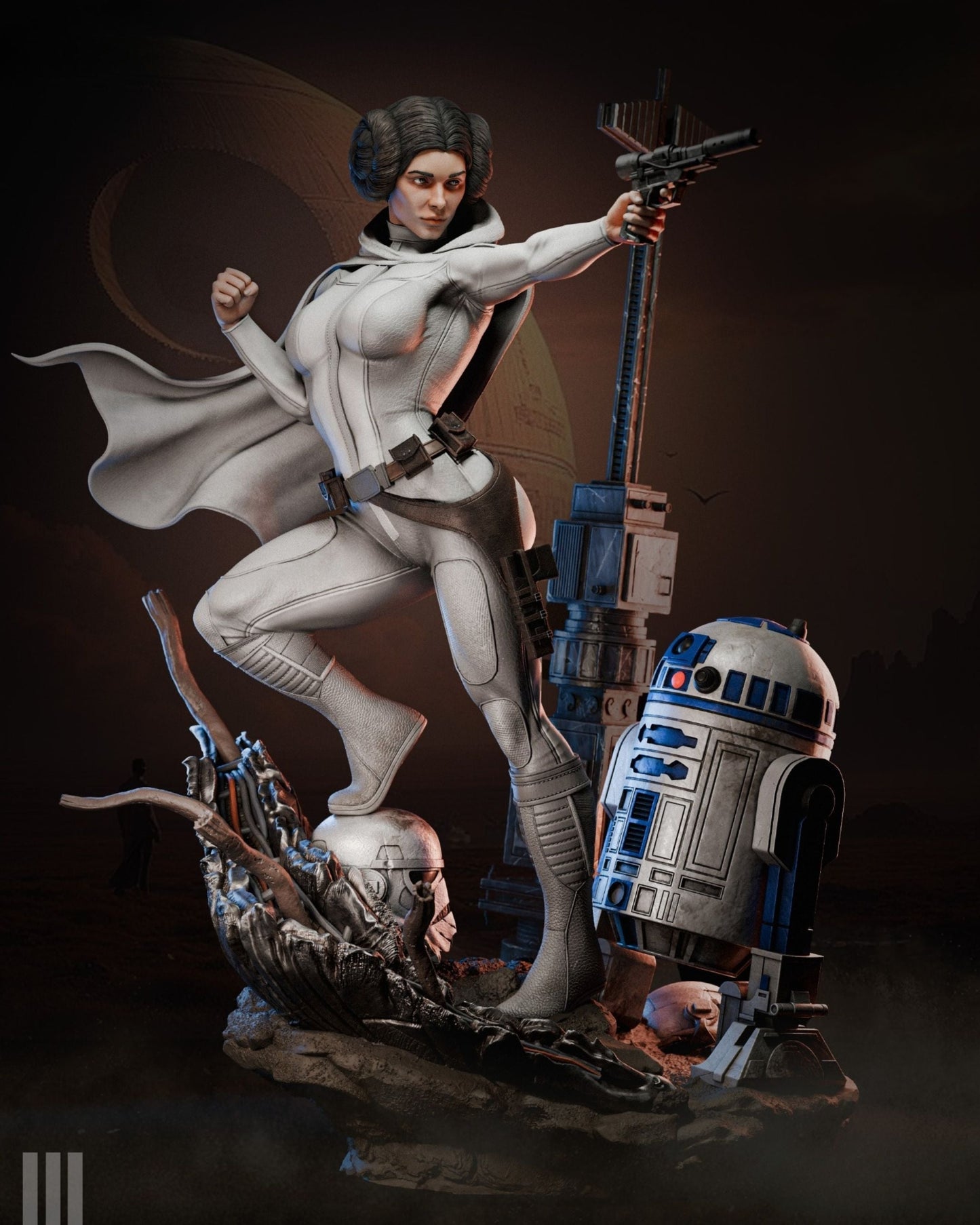 4173 Princess Leia - Star Wars - STL 3D Print Files HihowruSTL