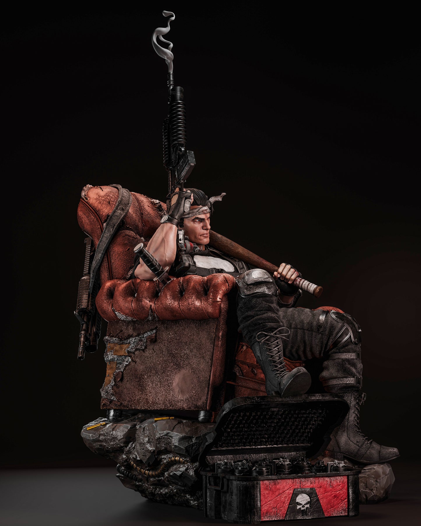 2350 Punisher - Marvel Comics - STL 3D Print Files HihowruSTL