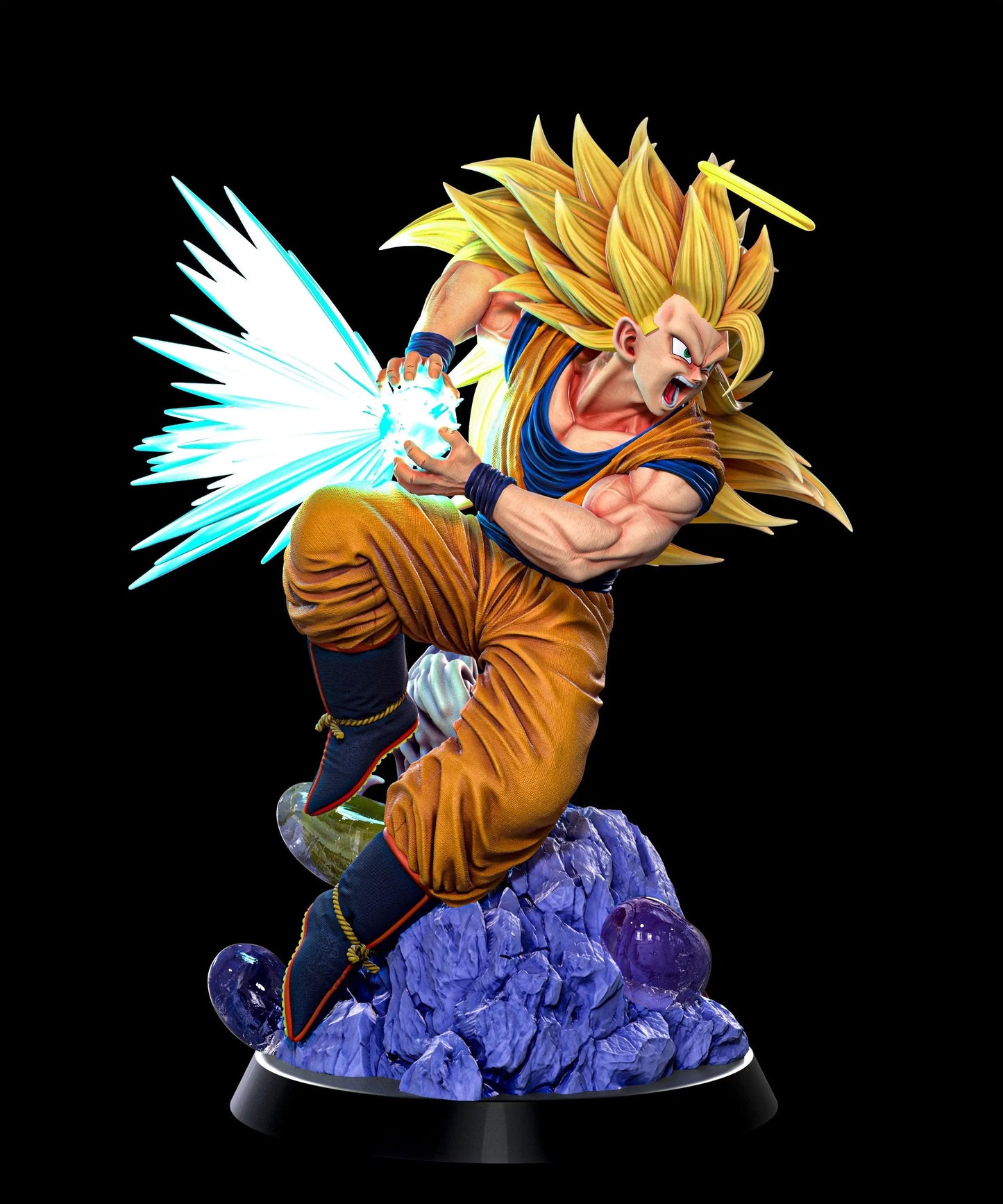 Goku SSJ3 STL - Dragon Ball Z - 3D Print Files SeoNyoki3D
