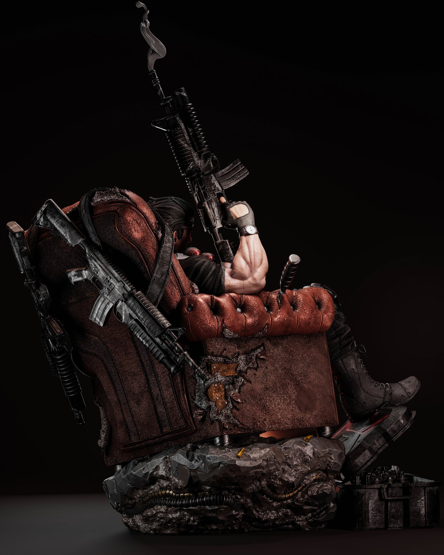 2350 Punisher - Marvel Comics - STL 3D Print Files HihowruSTL