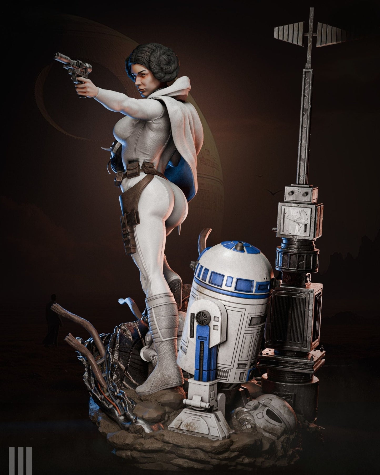 4173 Princess Leia - Star Wars - STL 3D Print Files HihowruSTL