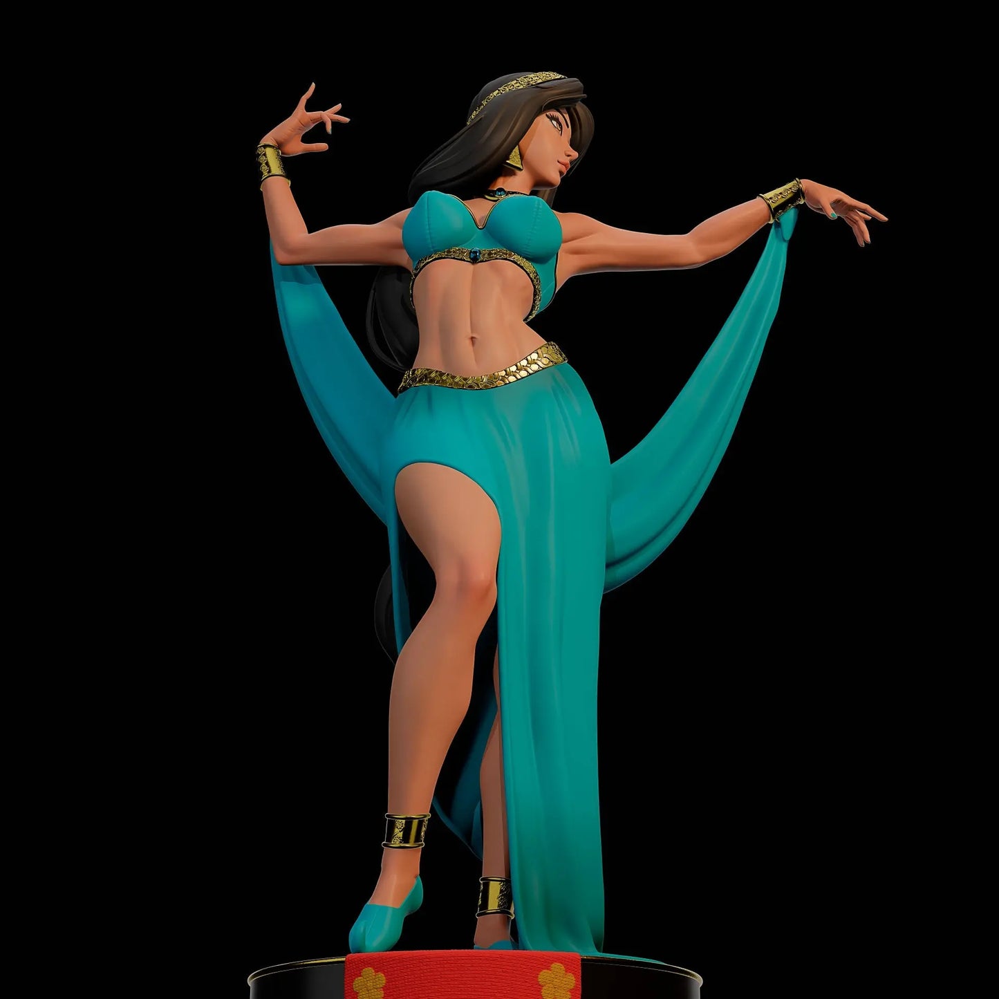 Jasmine NSFW STL File – Aladdin-Inspired – 3D Printable Fan Art Model - SeoNyoki3D