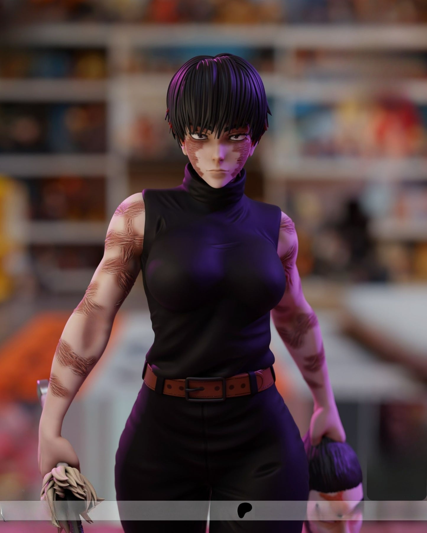 2964 Maki Zenin - Jujutsu Kaisen - STL 3D Print Files HihowruSTL