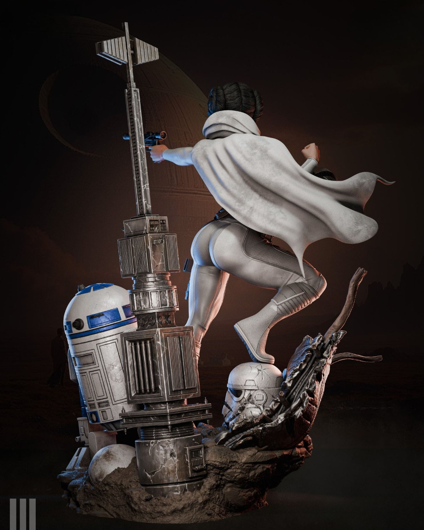 4173 Princess Leia - Star Wars - STL 3D Print Files HihowruSTL
