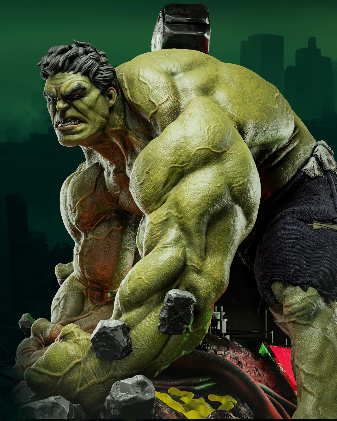 2080 The Hulk - Marvel Comics - STL 3D Print Files HihowruSTL