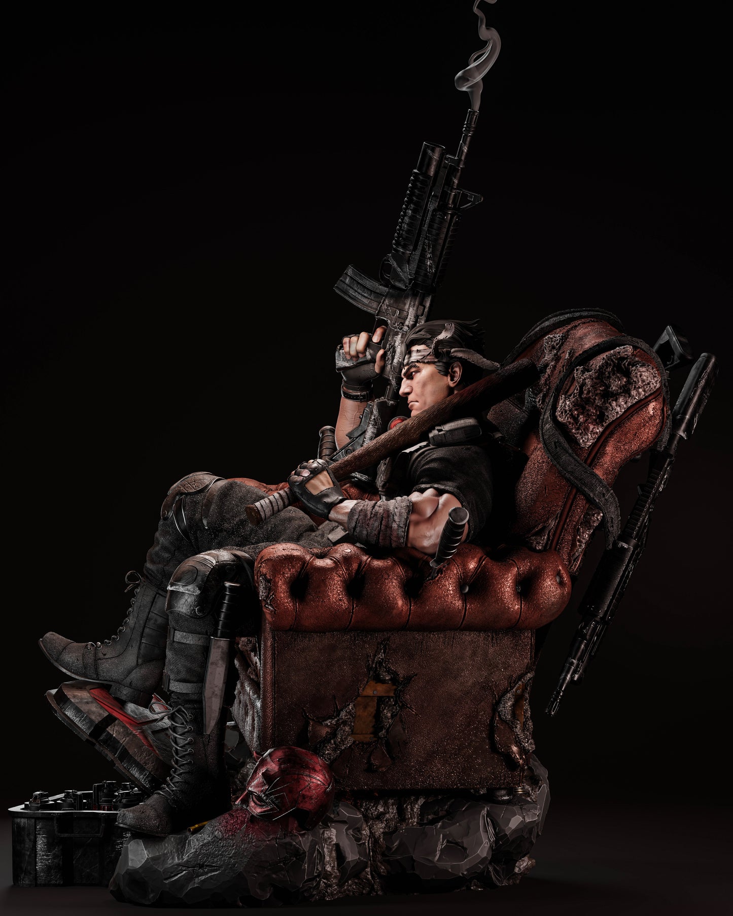 2350 Punisher - Marvel Comics - STL 3D Print Files HihowruSTL