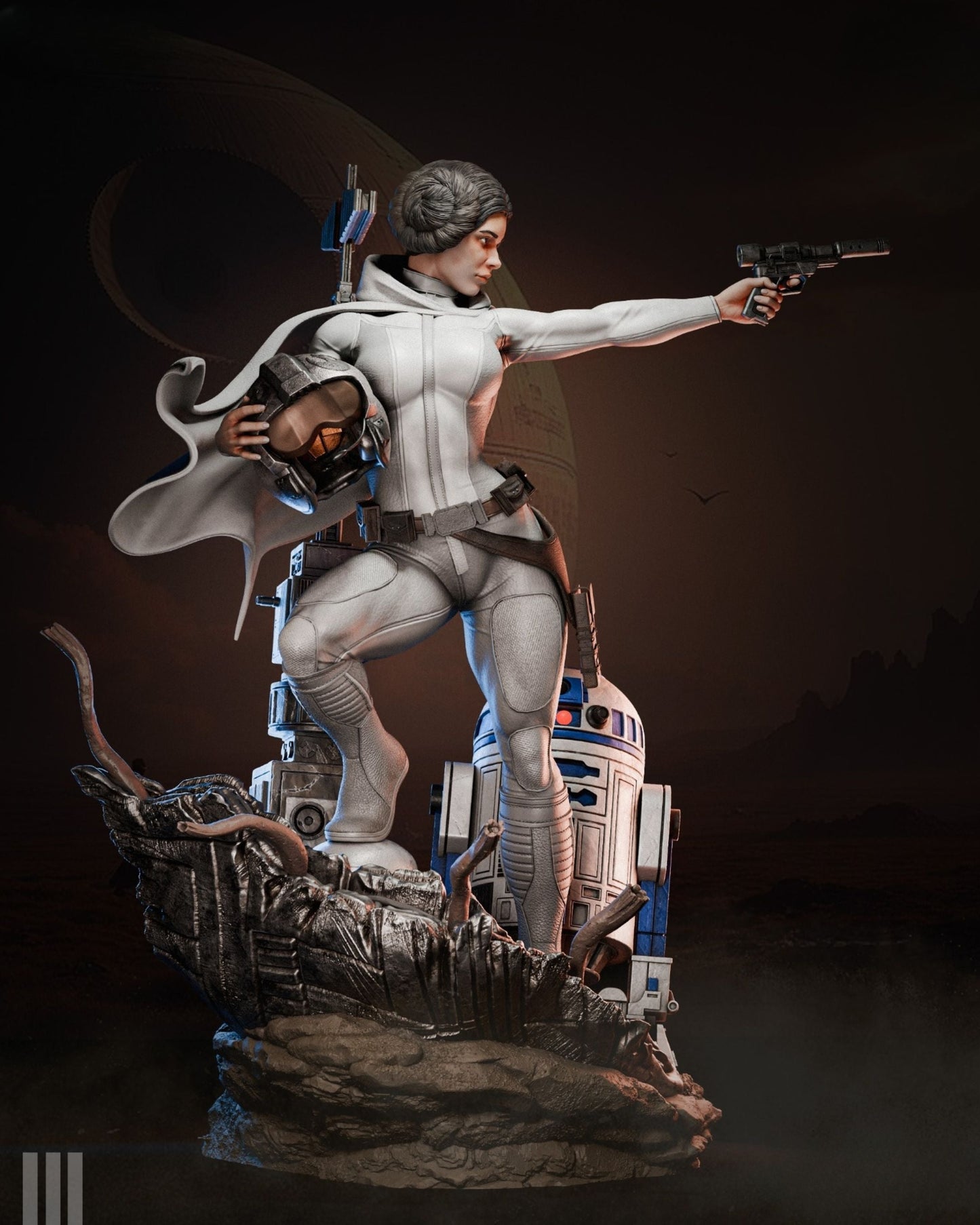 4173 Princess Leia - Star Wars - STL 3D Print Files HihowruSTL