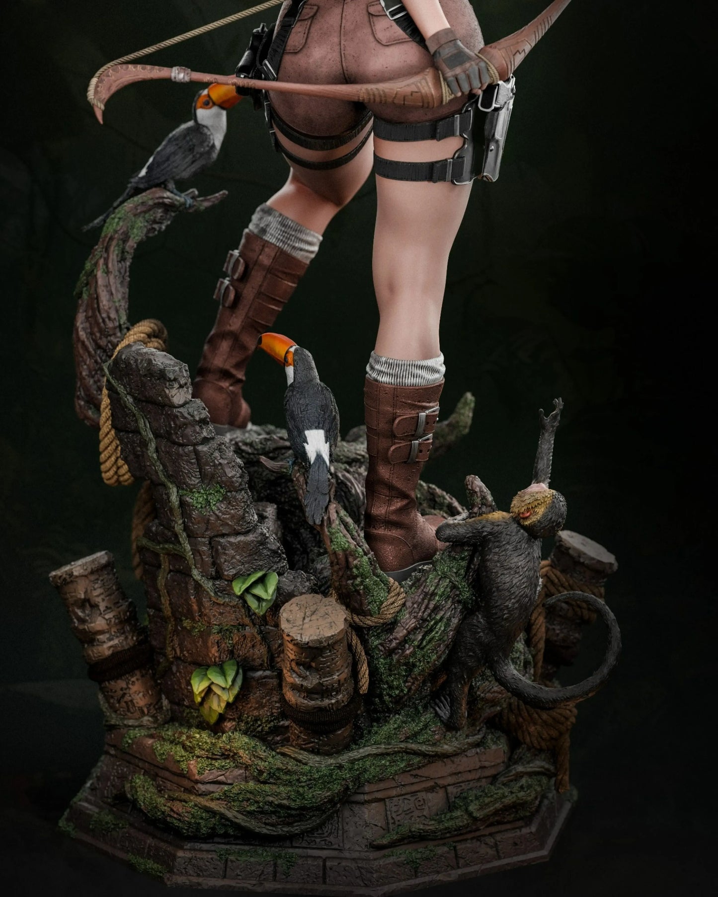 Lara Croft STL File – Tomb Raider – 3D Printable Fan Art Model - SeoNyoki3D