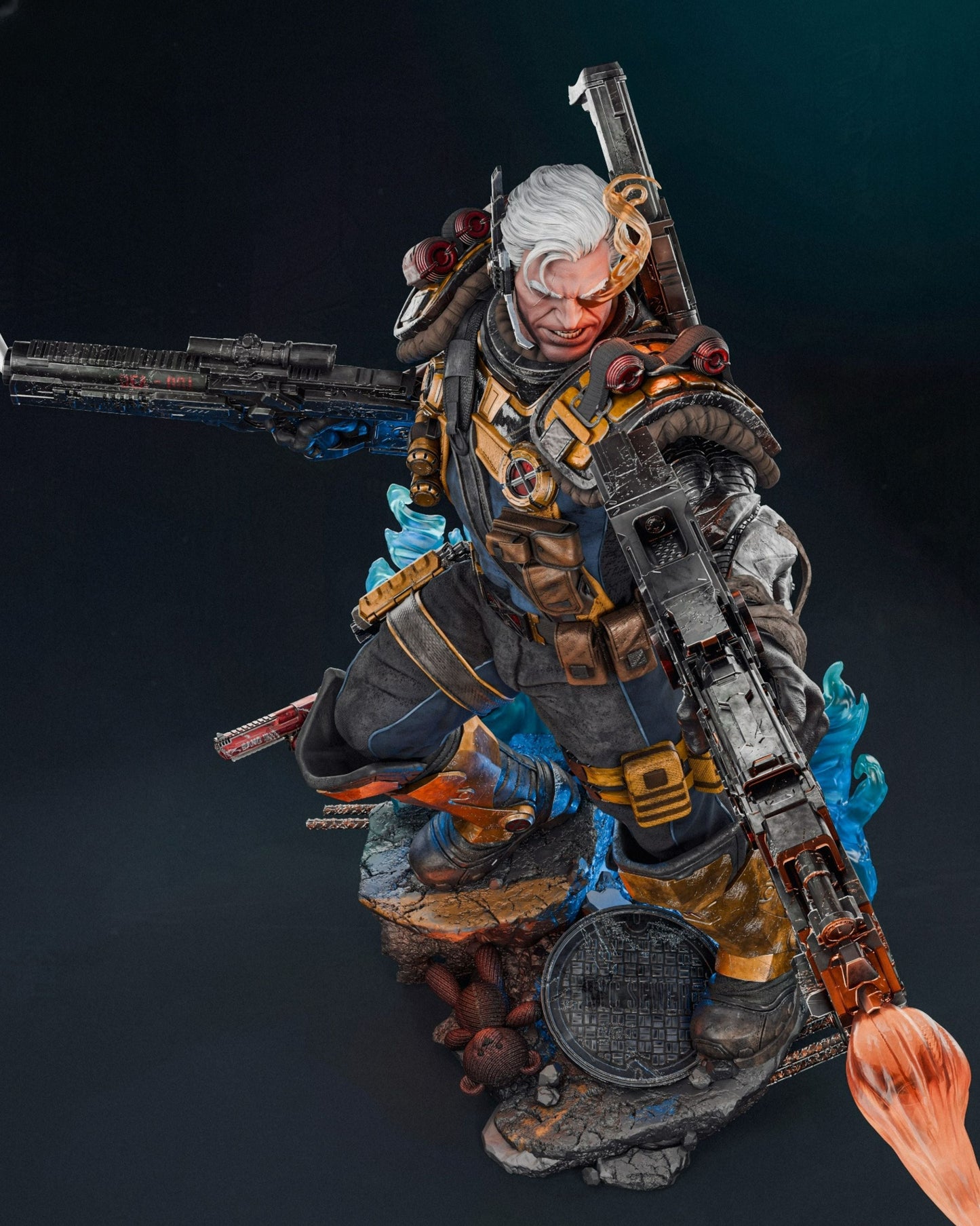 Cable - Marvel Comics - STL 3D Print Files SeoNyoki3D