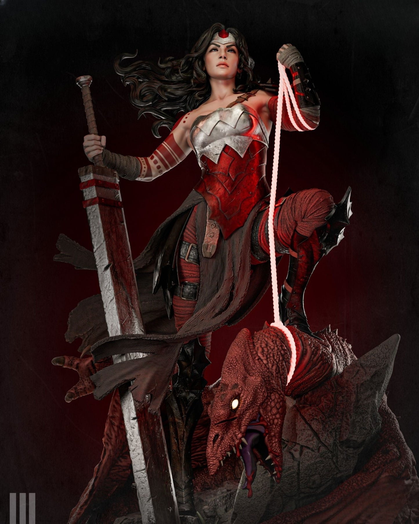 Wonder Woman - DC Comics - STL 3D Print Files SeoNyoki3D