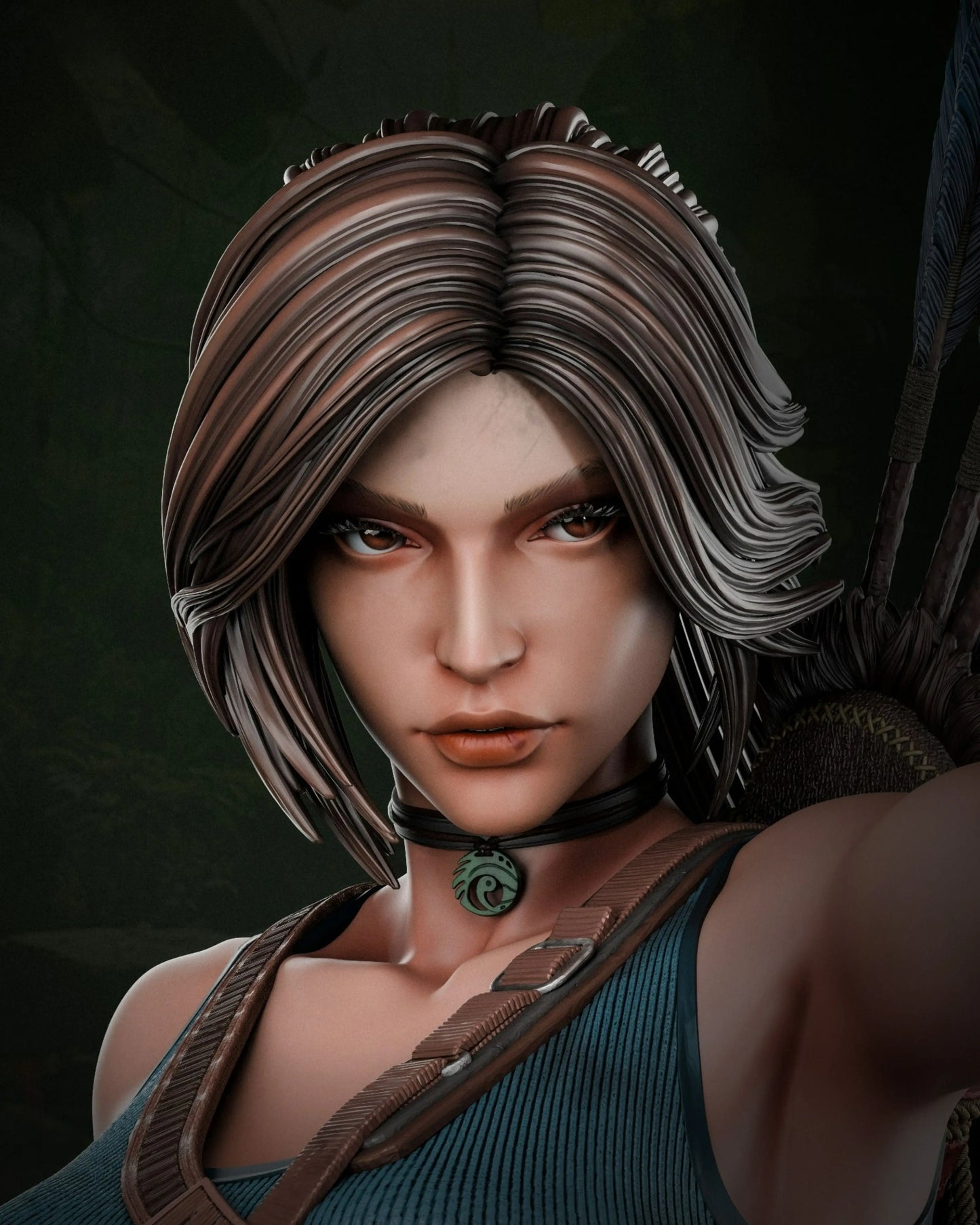 Lara Croft STL File – Tomb Raider – 3D Printable Fan Art Model - SeoNyoki3D