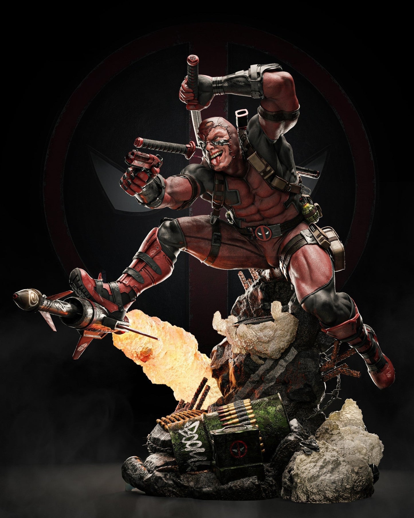 Deadpool - Marvel Comics - STL 3D Print Files SeoNyoki3D