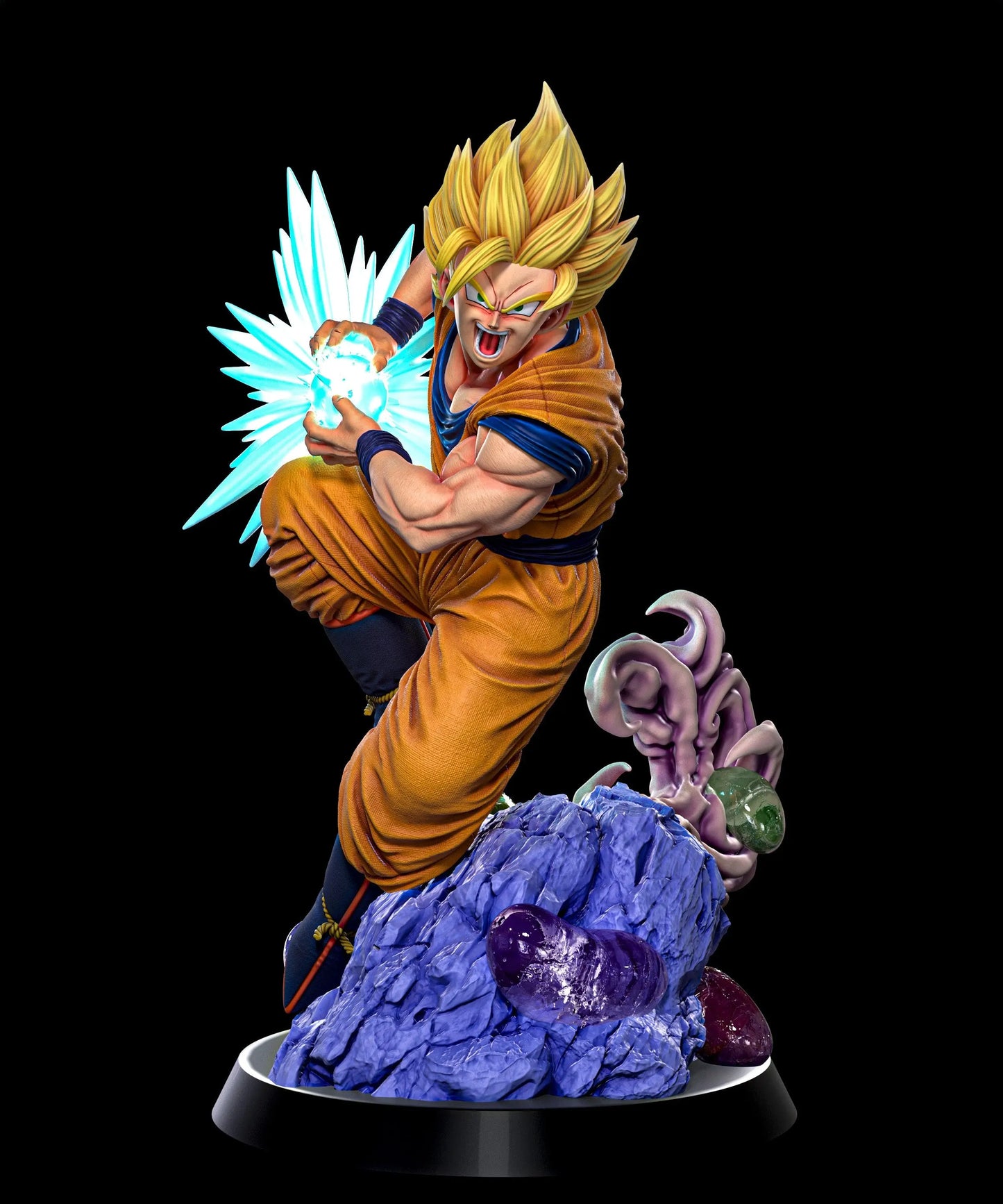 Goku SSJ3 STL - Dragon Ball Z - 3D Print Files SeoNyoki3D