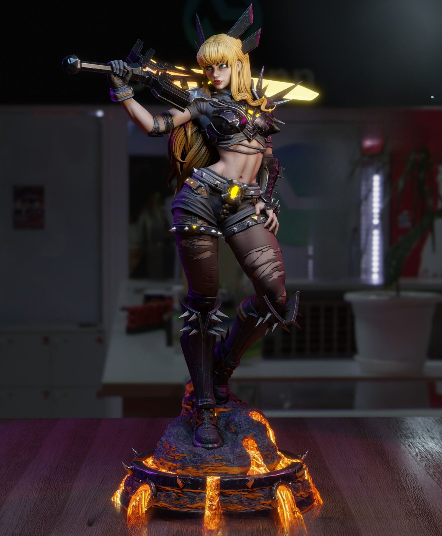 Magik NSFW - X-Men - STL 3D Print Files SeoNyoki3D