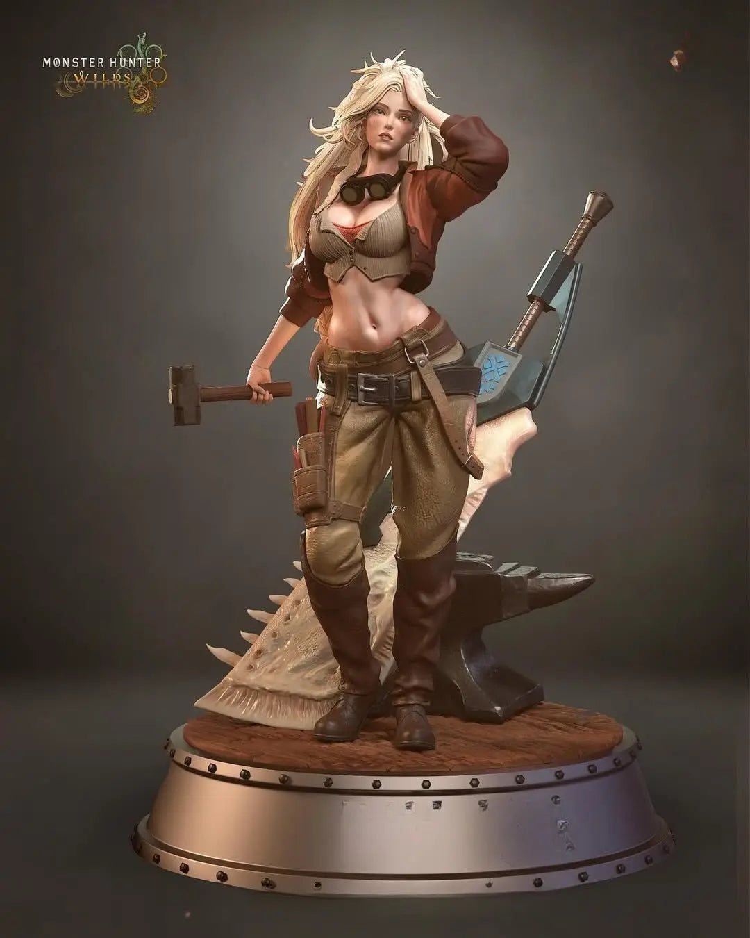 Gemma STL File – Monster Hunter Wilds – 3D Printable Fan Art Model - SeoNyoki3D