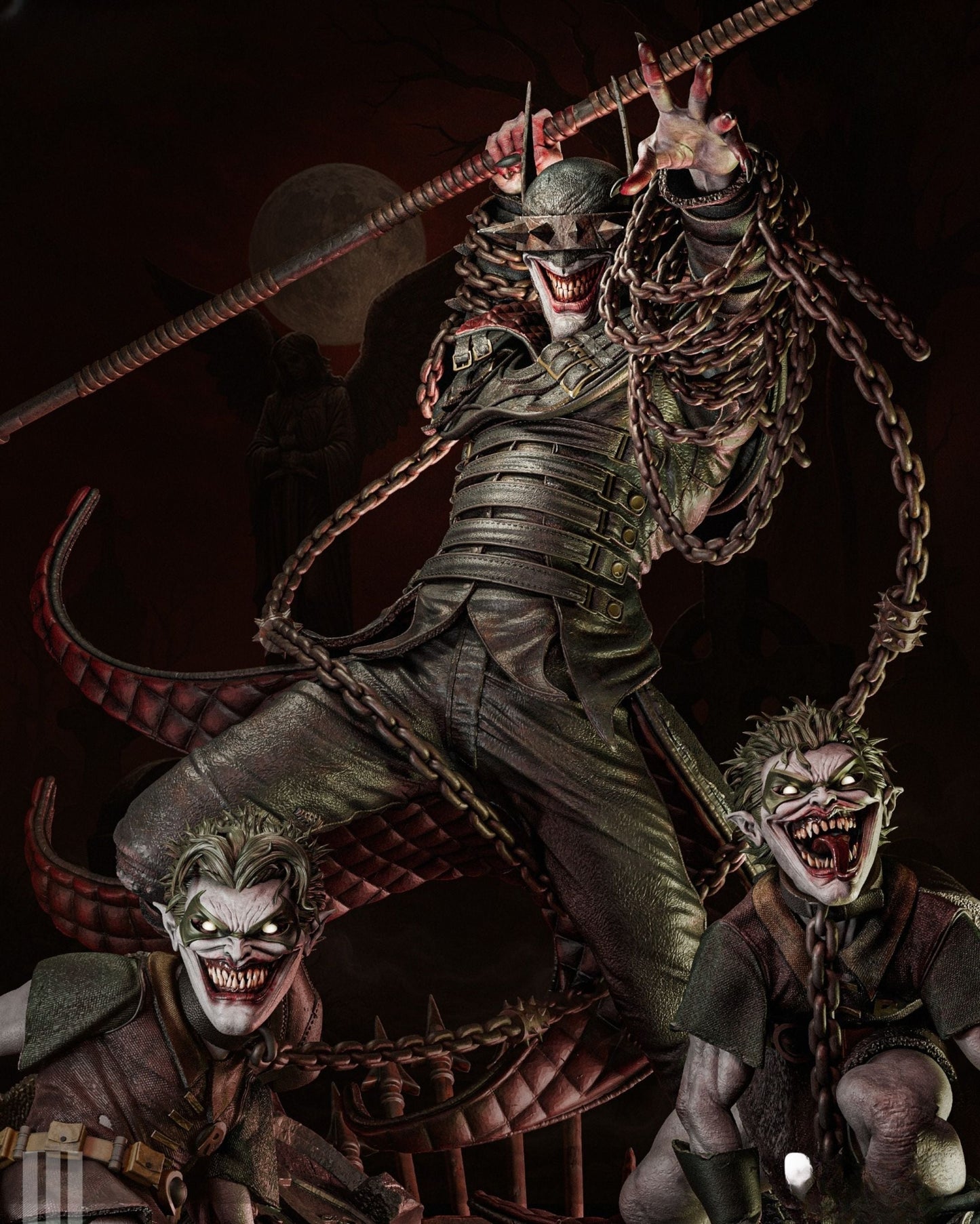 4139 Batman Who Laughs - Bruce Wayne - STL 3D Print Files HihowruSTL