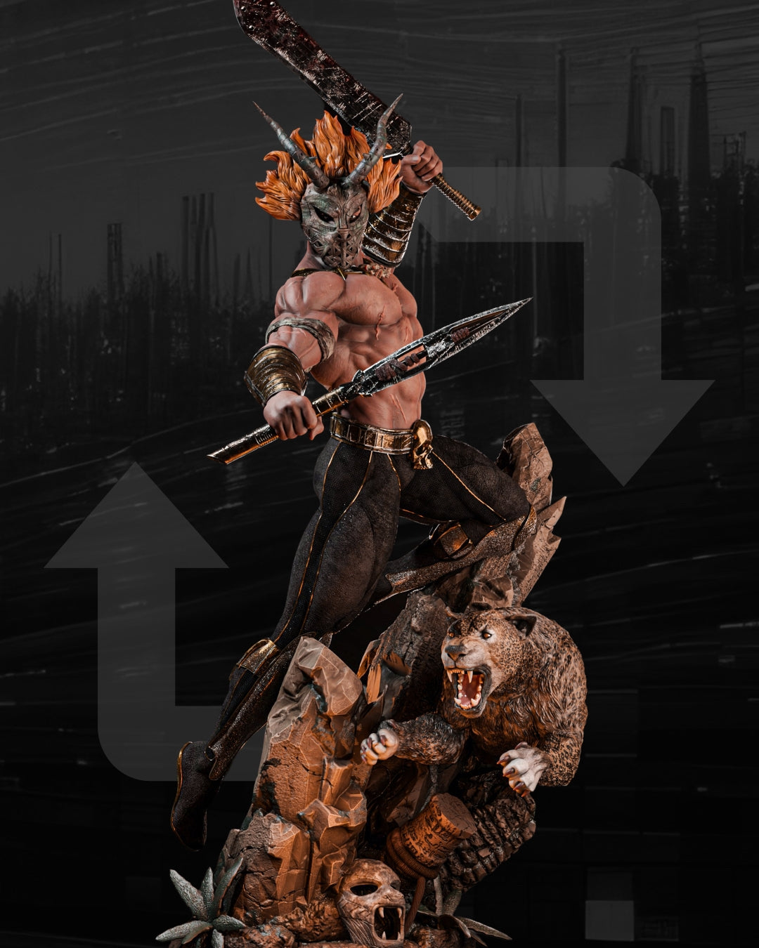 Black Panther and Killmonger - STL 3D Print Files SeoNyoki3D