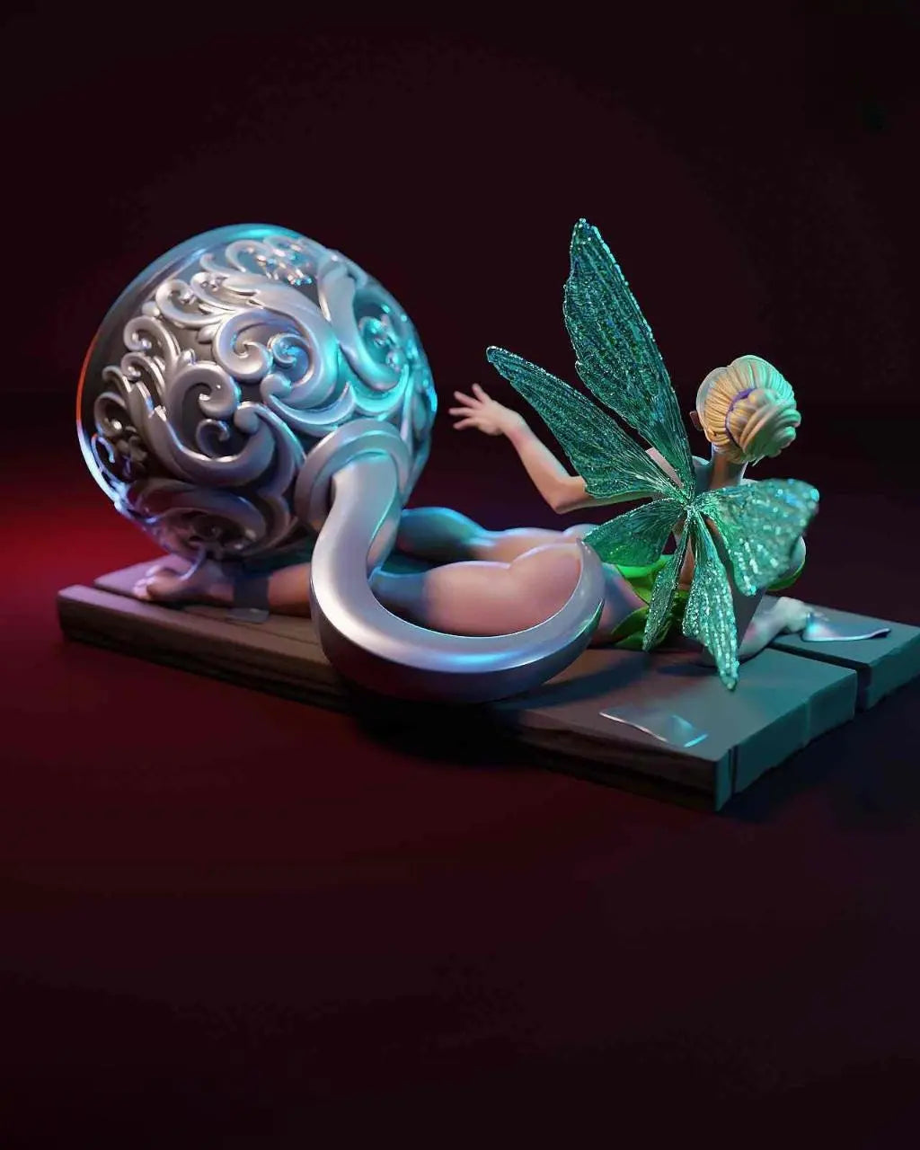 Tinker Bell STL File – Fairy 3D Printable Model – Fée Clochette Fan Art - SeoNyoki3D