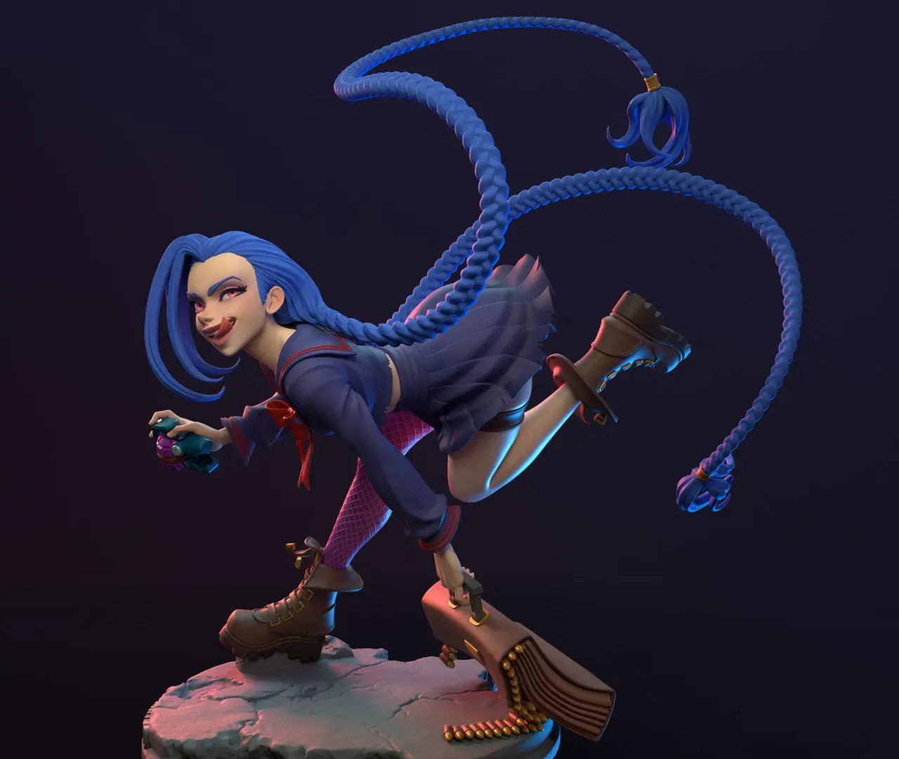 1791 Jinx NSFW - League Of Legends - STL 3D Print Files HihowruSTL
