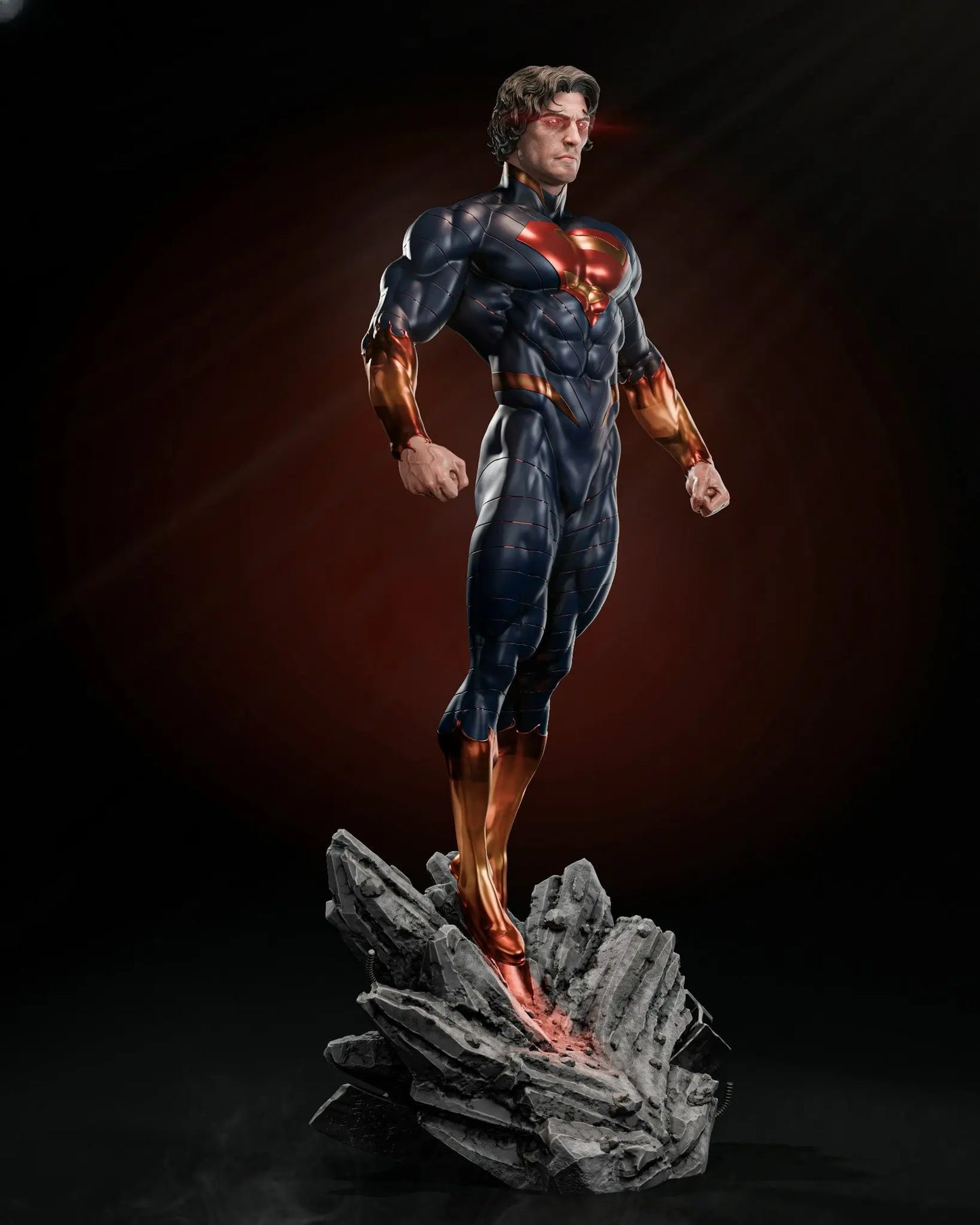 Absolute Superman STL File – DC Comics – 3D Printable Fan Art Model - SeoNyoki3D