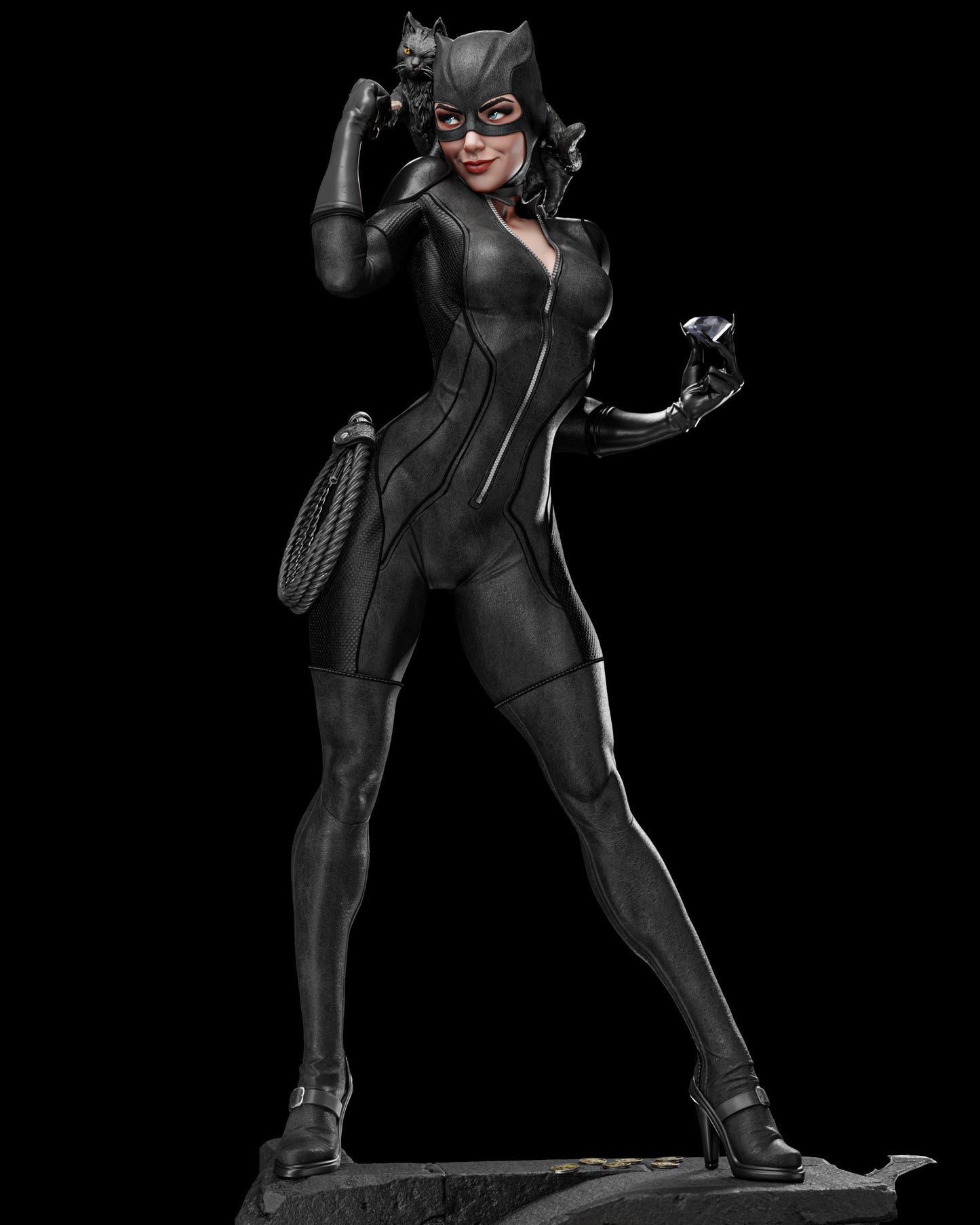 2098 Catwoman - DC COMICS - STL 3D Print Files HihowruSTL