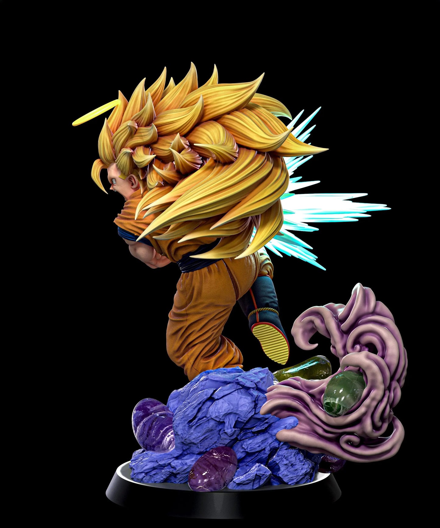 Goku SSJ3 STL - Dragon Ball Z - 3D Print Files SeoNyoki3D