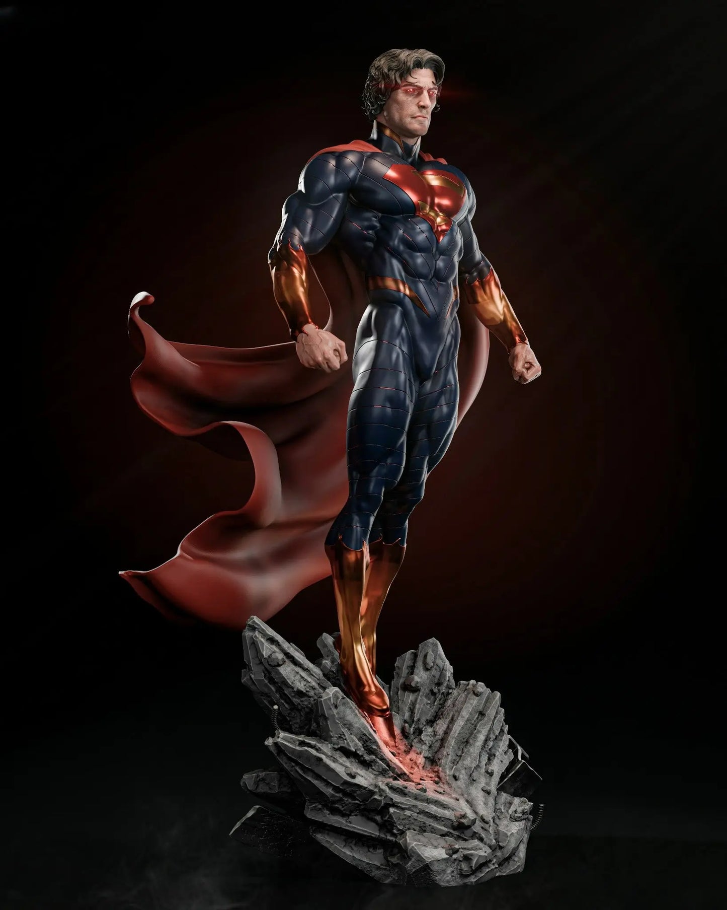 Absolute Superman STL File – DC Comics – 3D Printable Fan Art Model - SeoNyoki3D