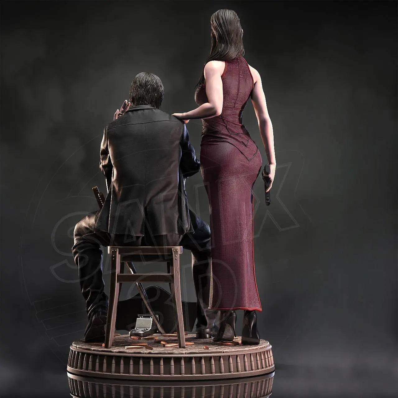 Ballerina STL File – John Wick Universe – 3D Printable Fan Art Model SeoNyoki3D