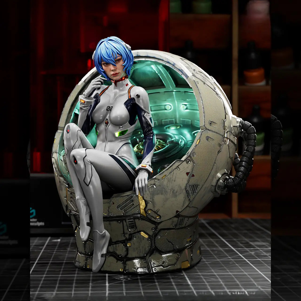 Rei Ayanami - Evangelion STL -3D Print Files SeoNyoki3D