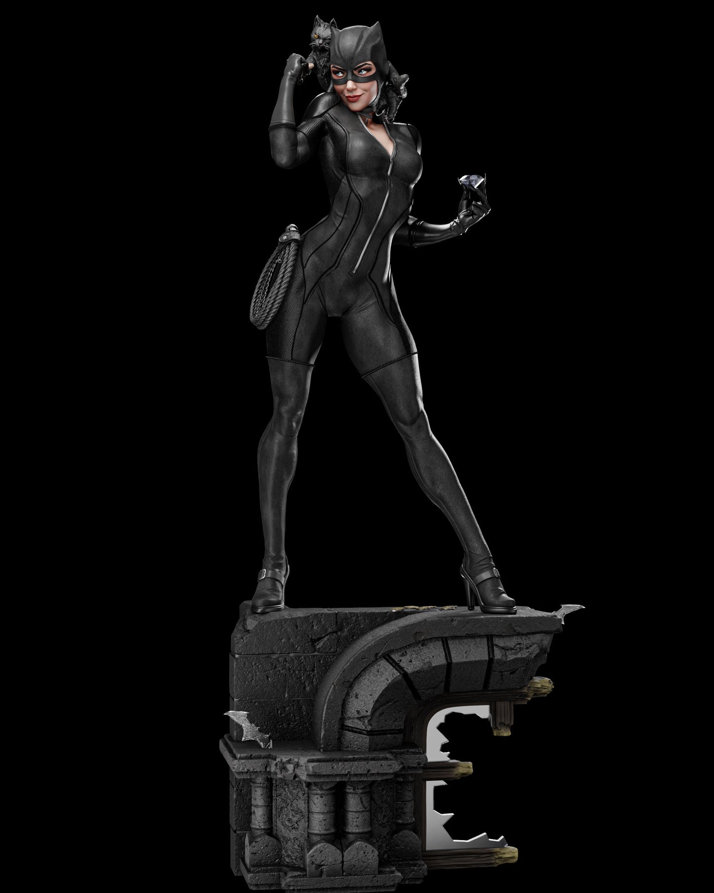 2098 Catwoman - DC COMICS - STL 3D Print Files HihowruSTL