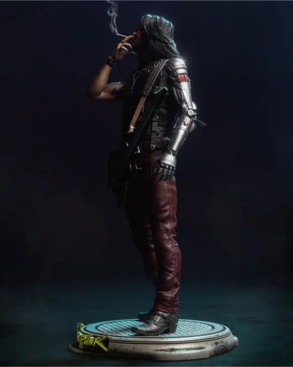 Johnny Silverhand STL File – Cyberpunk 2077 – 3D Printable Fan Art Model - SeoNyoki3D