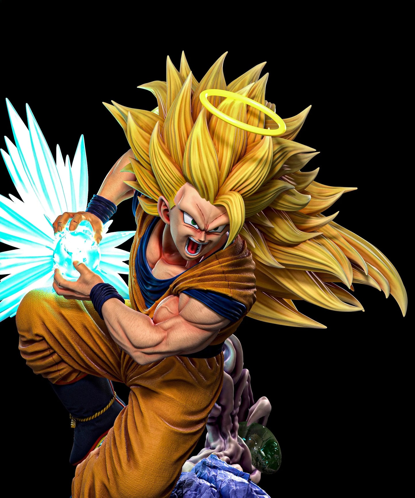 Goku SSJ3 STL - Dragon Ball Z - 3D Print Files SeoNyoki3D