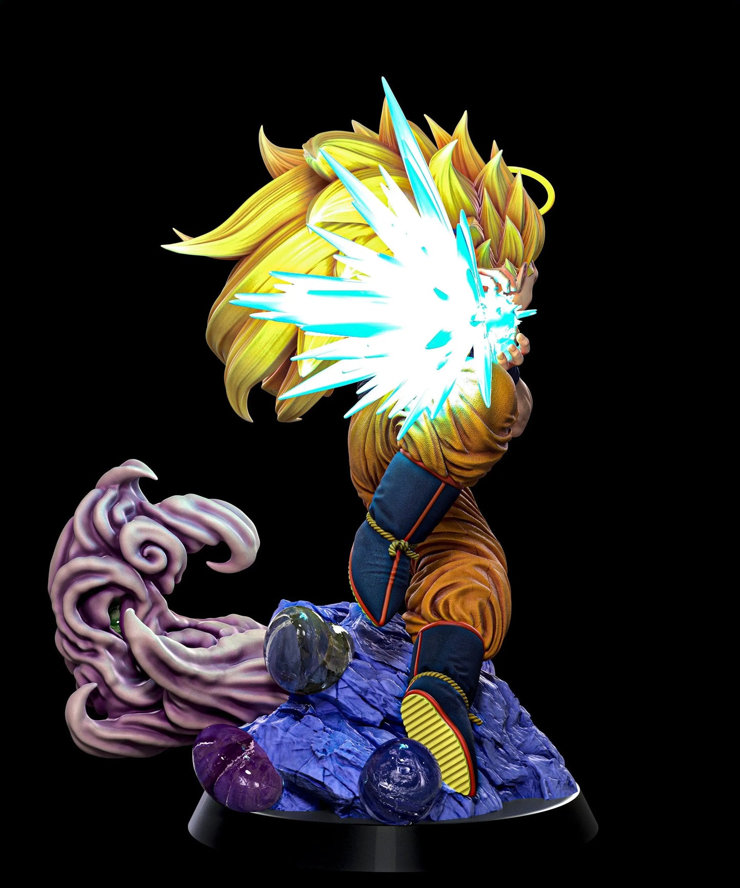 Goku SSJ3 STL - Dragon Ball Z - 3D Print Files SeoNyoki3D