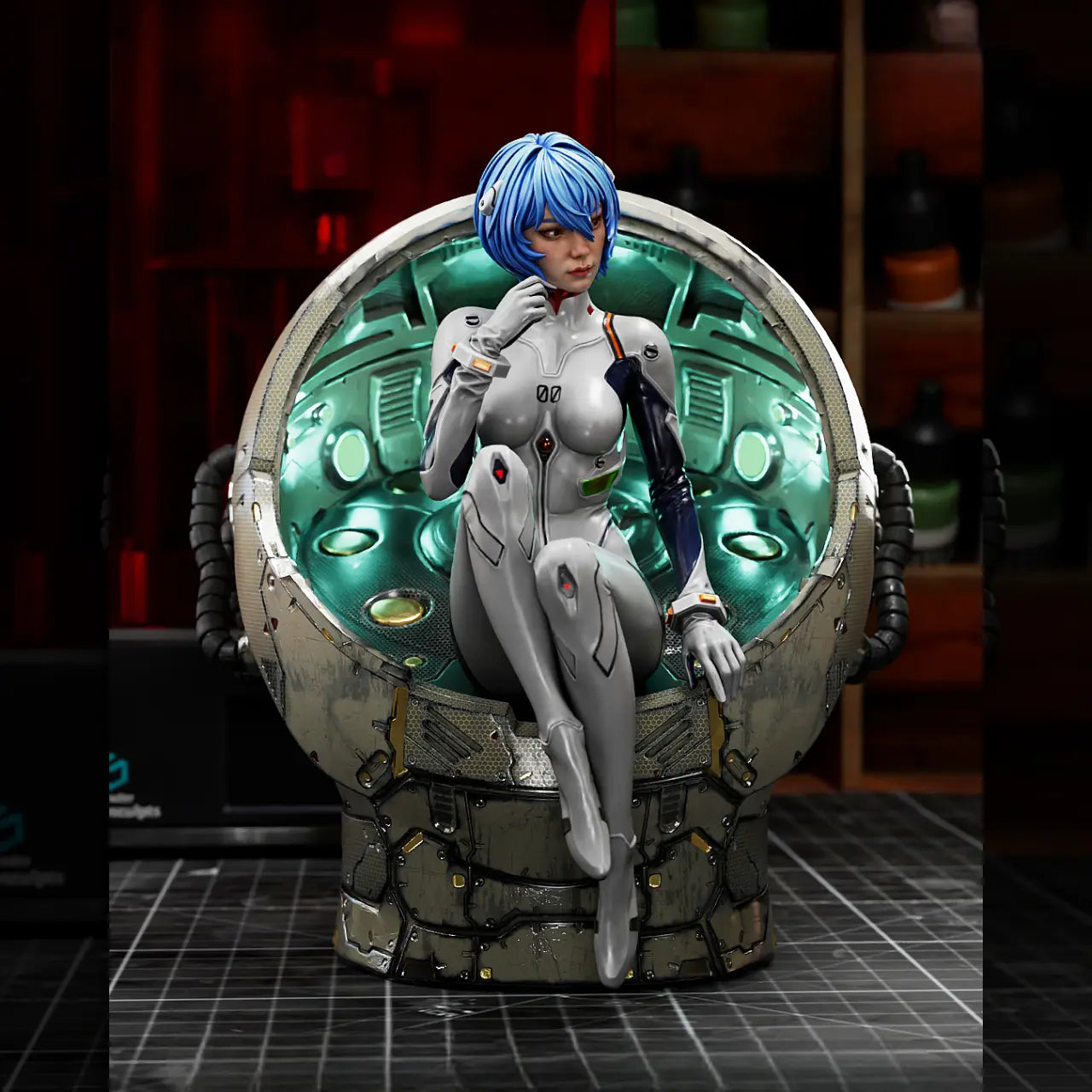 Rei Ayanami - Evangelion STL -3D Print Files SeoNyoki3D