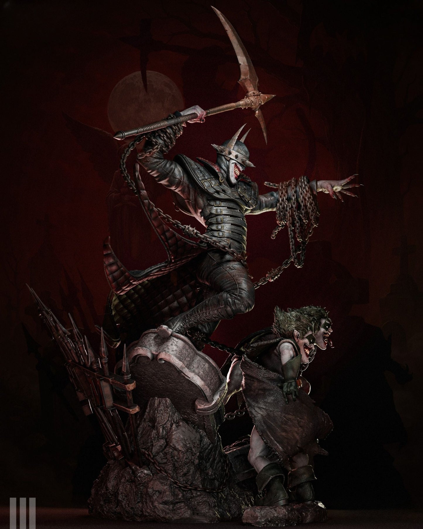 4139 Batman Who Laughs - Bruce Wayne - STL 3D Print Files HihowruSTL