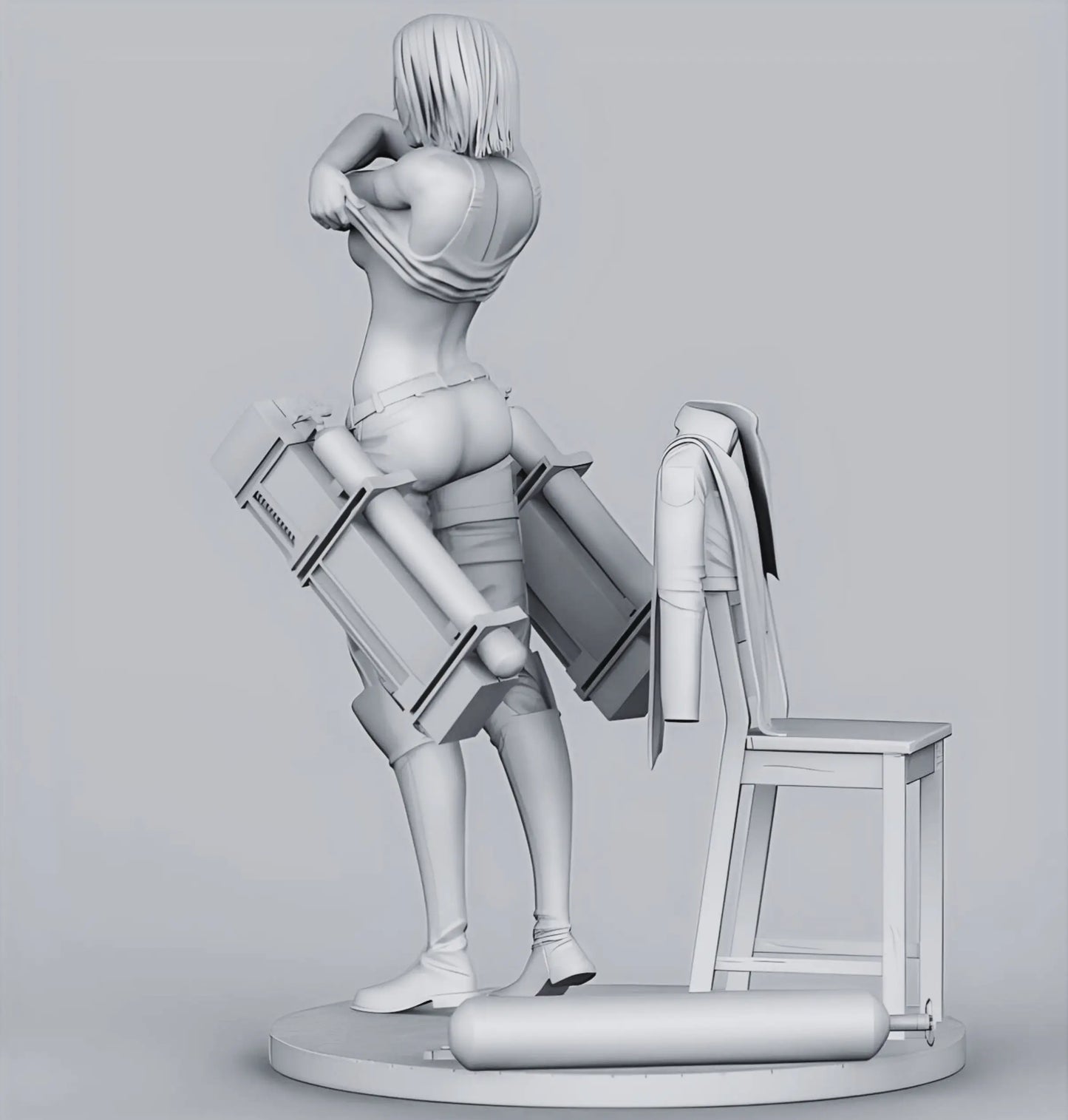 Mikasa Ackerman - attack on titan STL - 3D Print Files SeoNyoki3D