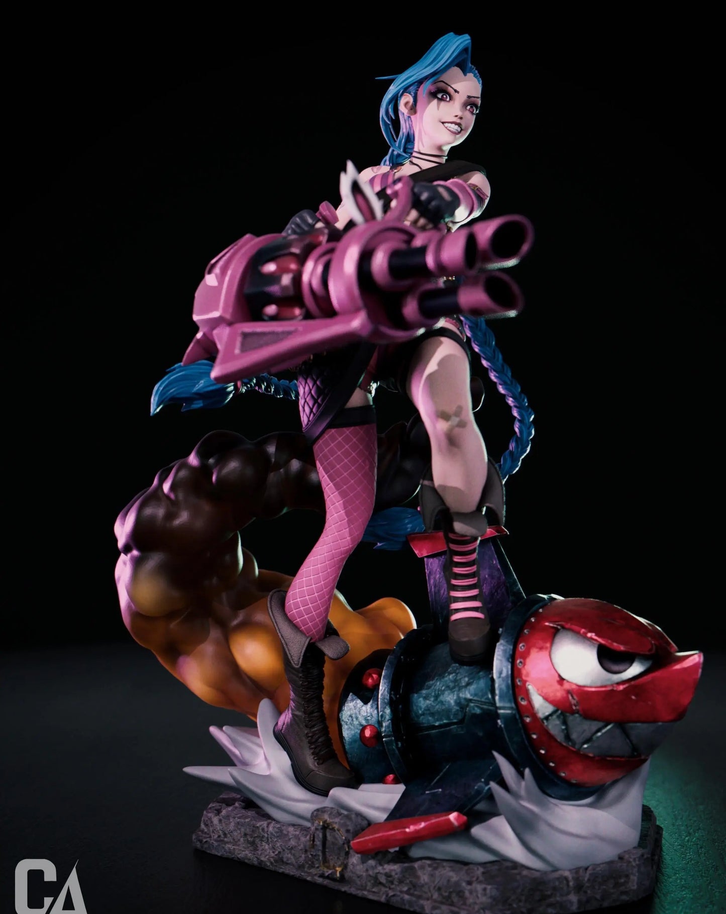 Jinx (2 Model Set) – League of Legends – STL 3D Print Files SeoNyoki3D