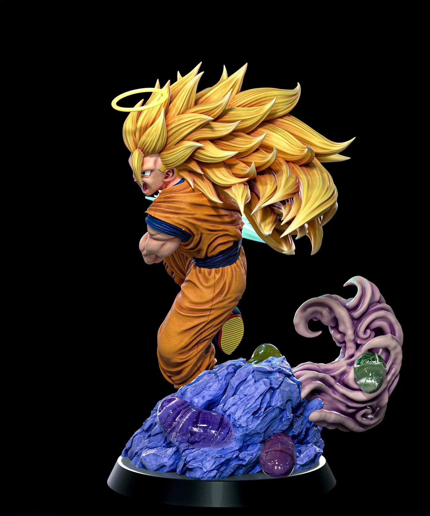 Goku SSJ3 STL - Dragon Ball Z - 3D Print Files SeoNyoki3D