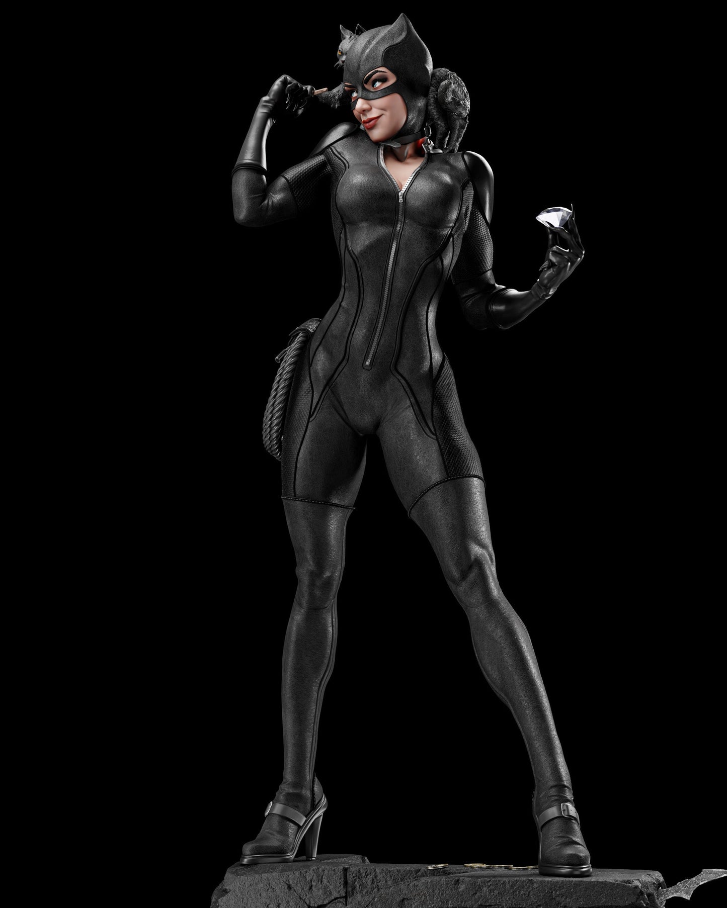 2098 Catwoman - DC COMICS - STL 3D Print Files HihowruSTL
