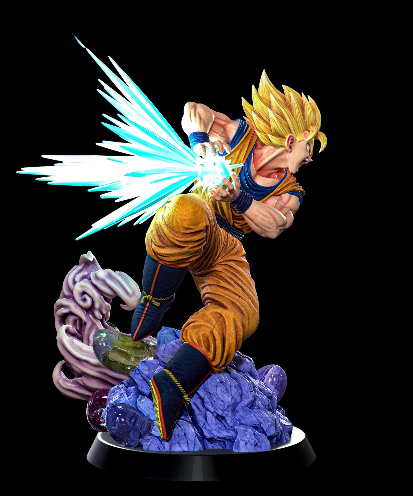 Goku SSJ3 STL - Dragon Ball Z - 3D Print Files SeoNyoki3D
