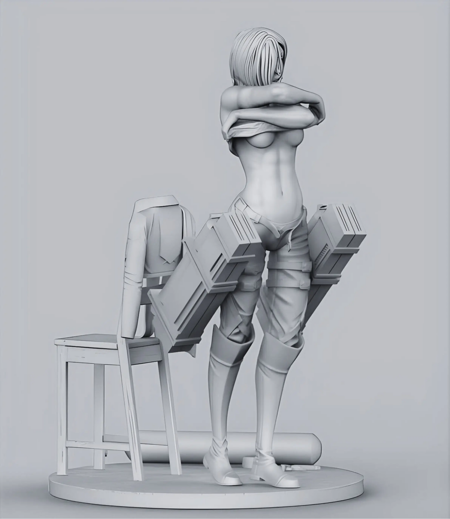 Mikasa Ackerman - attack on titan STL - 3D Print Files SeoNyoki3D