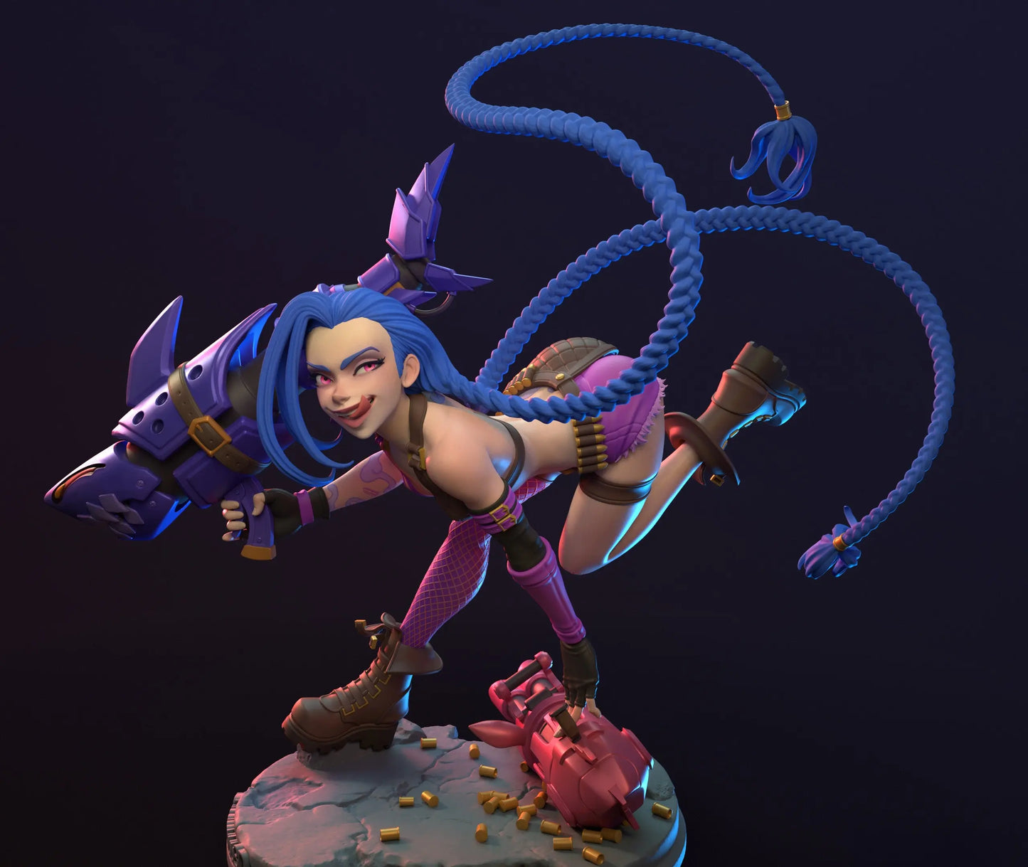 Jinx NSFW - League Of Legends - STL 3D Print Files - SeoNyoki3D