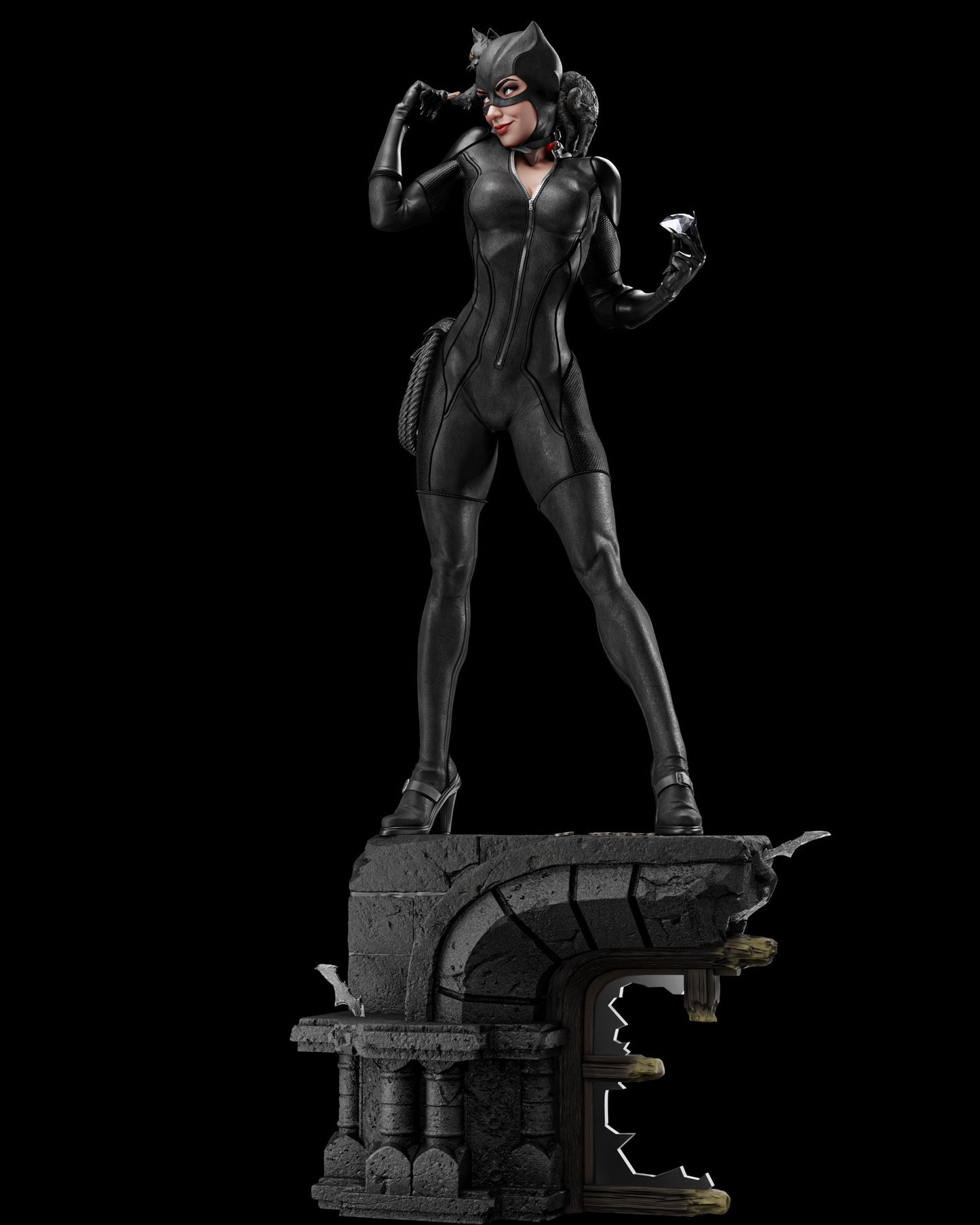 2098 Catwoman - DC COMICS - STL 3D Print Files HihowruSTL
