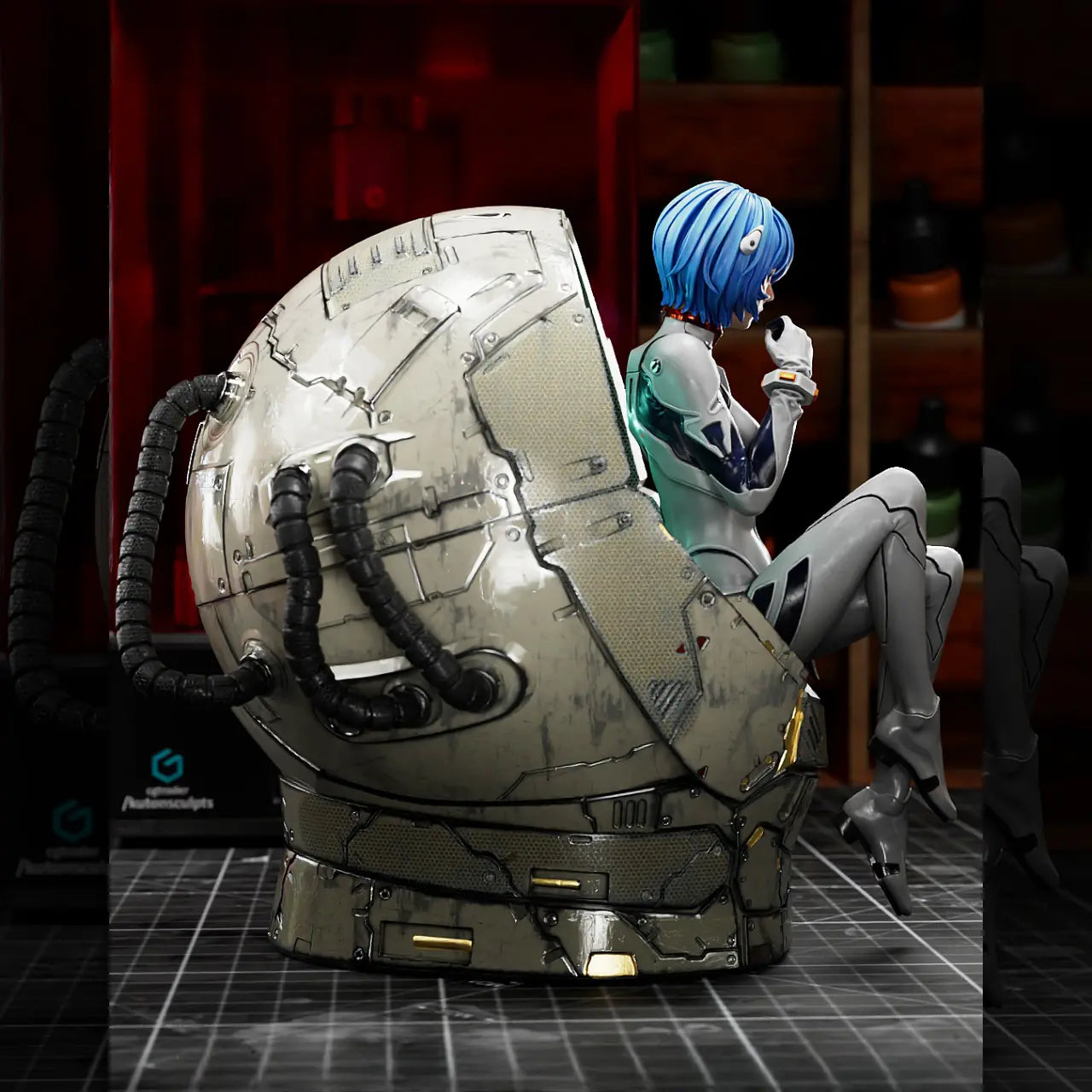 Rei Ayanami - Evangelion STL -3D Print Files SeoNyoki3D