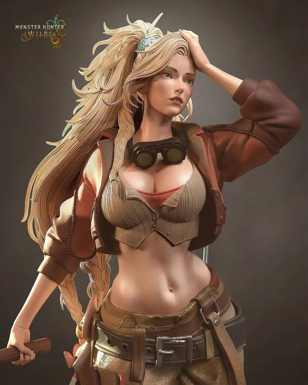 Gemma STL File – Monster Hunter Wilds – 3D Printable Fan Art Model - SeoNyoki3D