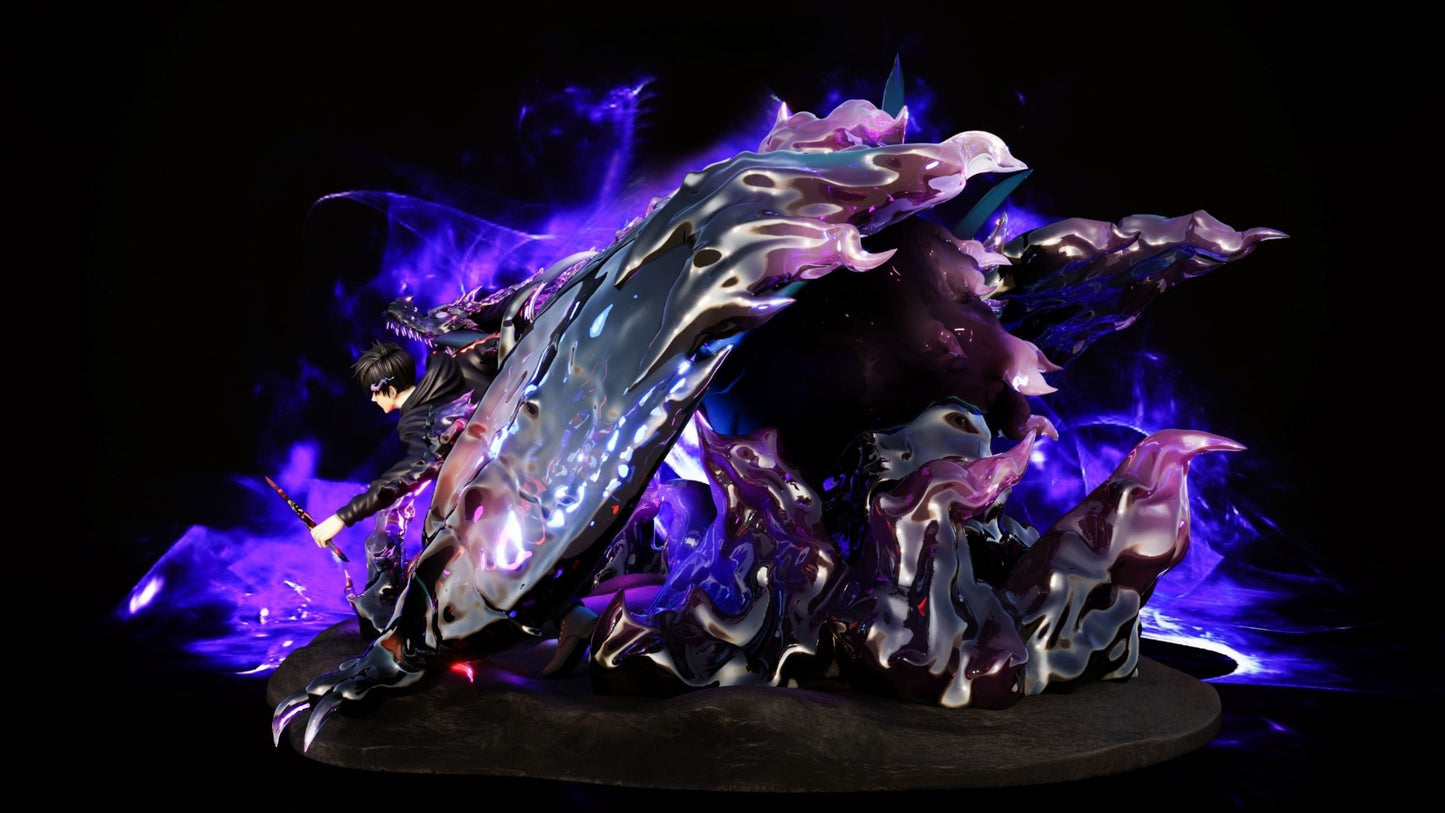 4199 Sung Jinwoo Diorama - Solo Leveling - STL 3D Print Files HihowruSTL