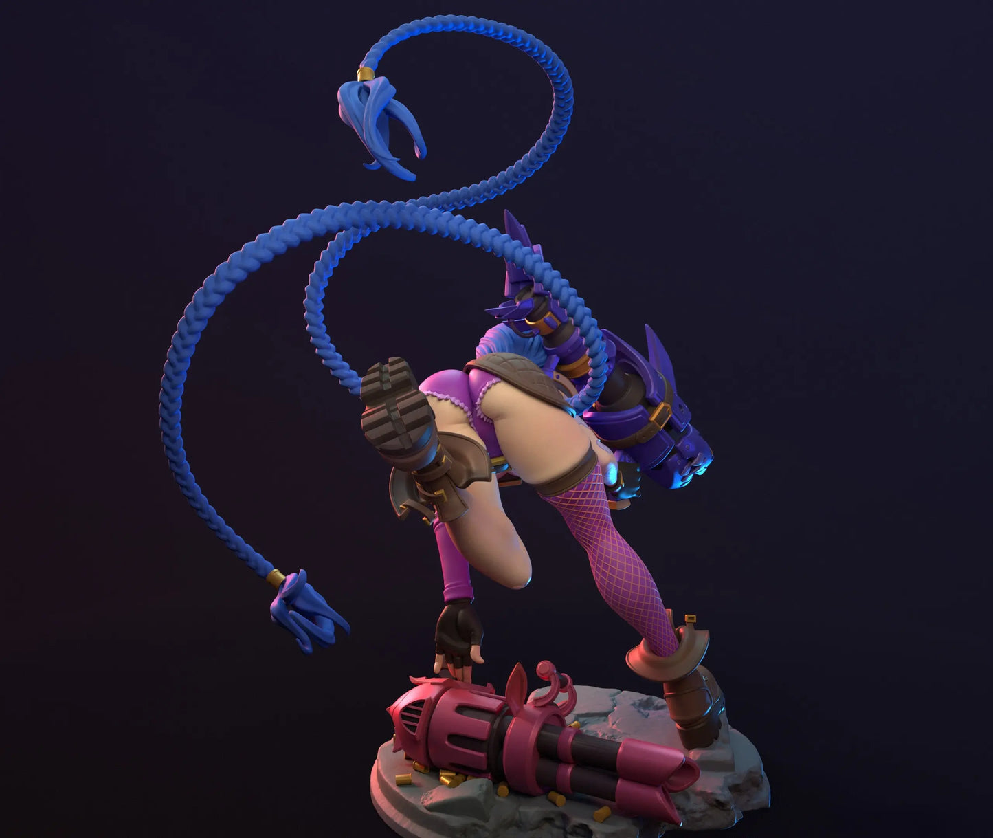Jinx NSFW - League Of Legends - STL 3D Print Files - SeoNyoki3D